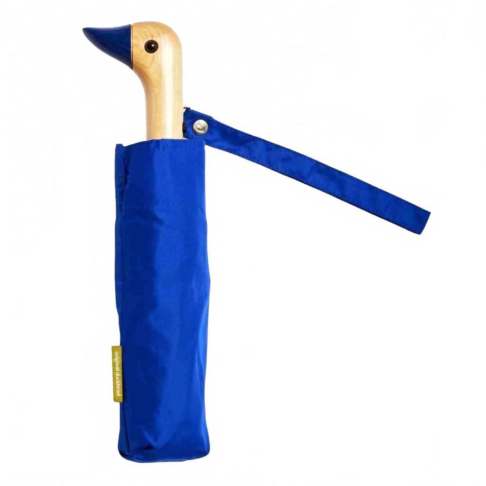 NEW DUCK HEAD compact eco-friendly wind resistant umbrella in royal blue